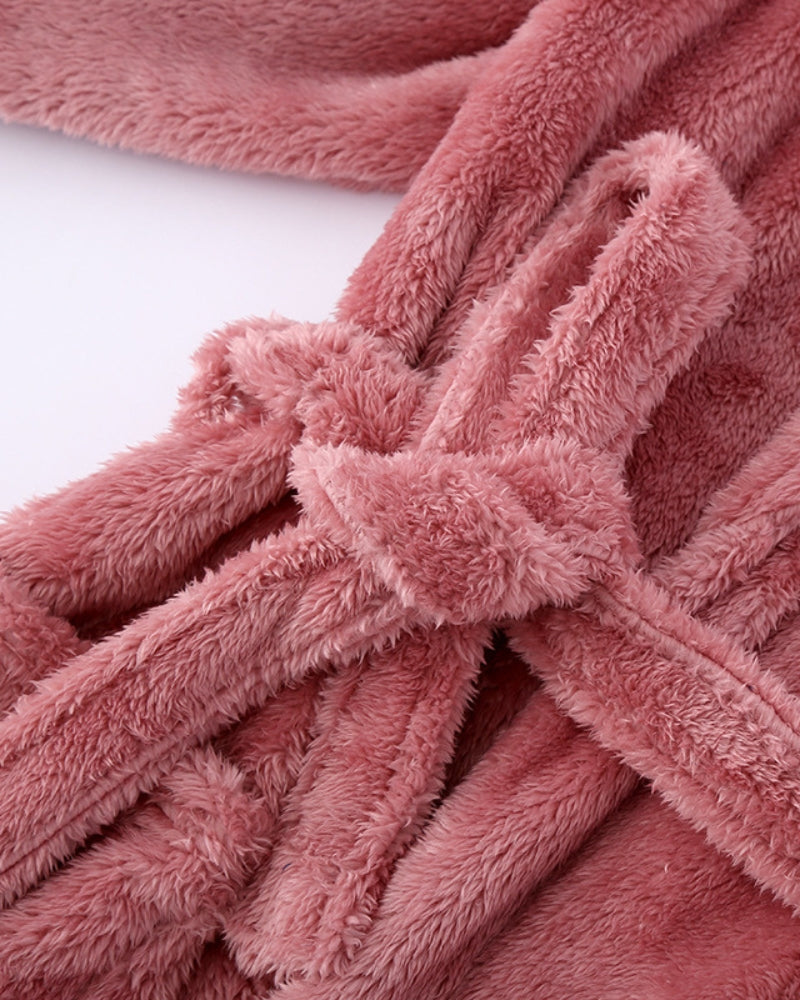 Robe de chambre femme très chaude laine - 