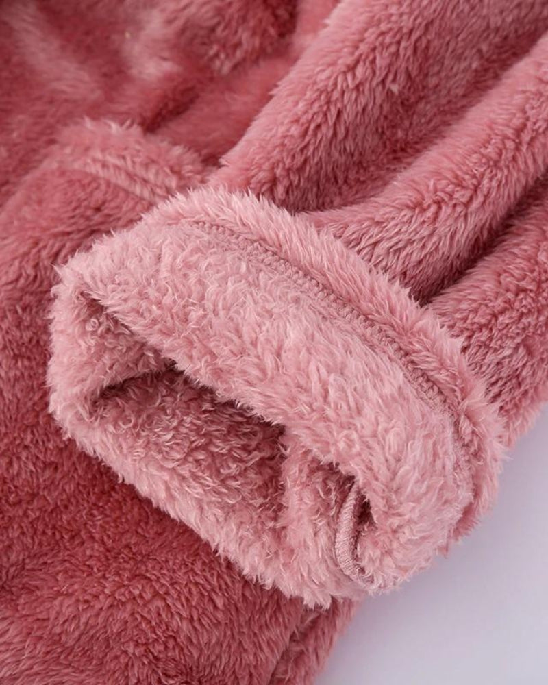 Robe de chambre femme très chaude laine - 