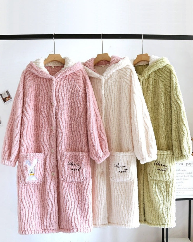 Robe de chambre fourrure - 