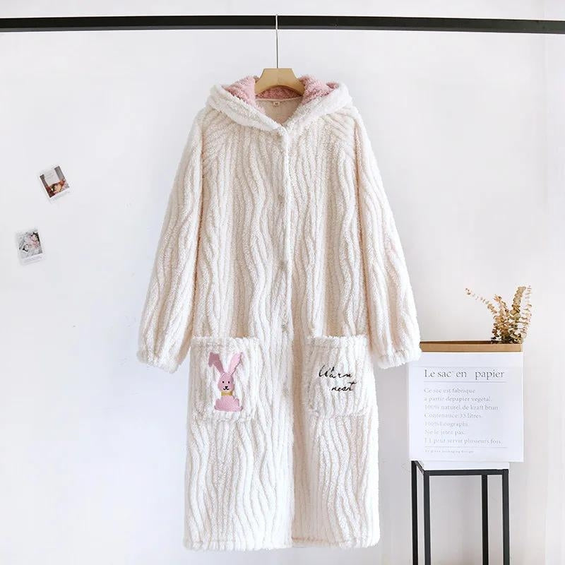 Robe de chambre moelleuse - L
