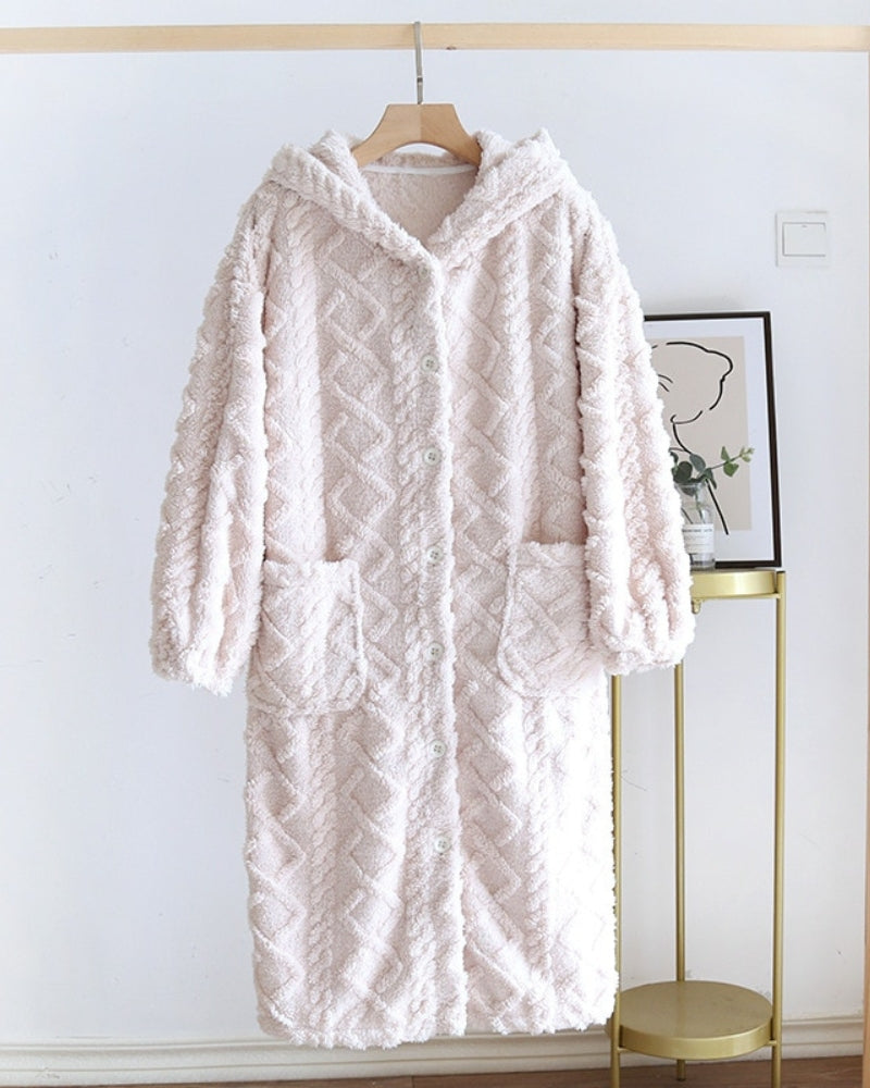 Robe de chambre Pilou femme - Robe-de-chambre-XL
