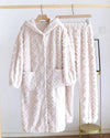 Robe de chambre Pilou femme - Robe-de-chambre-bas-XL