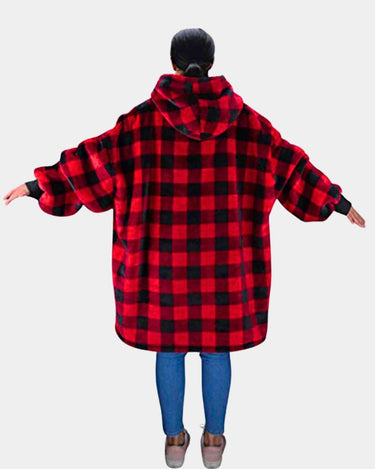 Sweat Plaid Sweat Plaid À Capuche