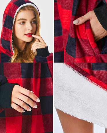 Sweat Plaid Sweat Plaid À Capuche