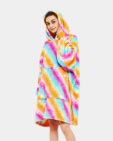 Sweat Plaid Femme Sweat Plaid Adolescent Rainbow / Adulte (122cm)