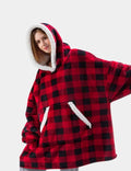 Sweat Plaid Femme Sweat Plaid Carreaux Rouge-Carreaux / Unique