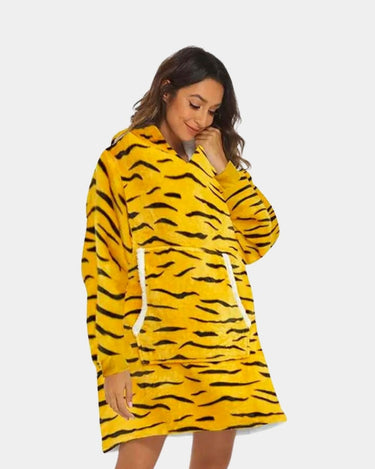 Sweat Plaid Femme Sweat Plaid Jaune Tiger / Unique