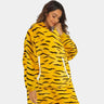 Sweat Plaid Femme Sweat Plaid Jaune Tiger / Unique