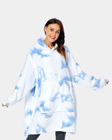 Sweat Plaid Femme Sweat Plaid Nuage Bleu-Nuage / Unique