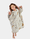 Sweat Plaid Femme Sweat Pyjama Plaid À Capuche Femme Cat / Enfant (109cm)