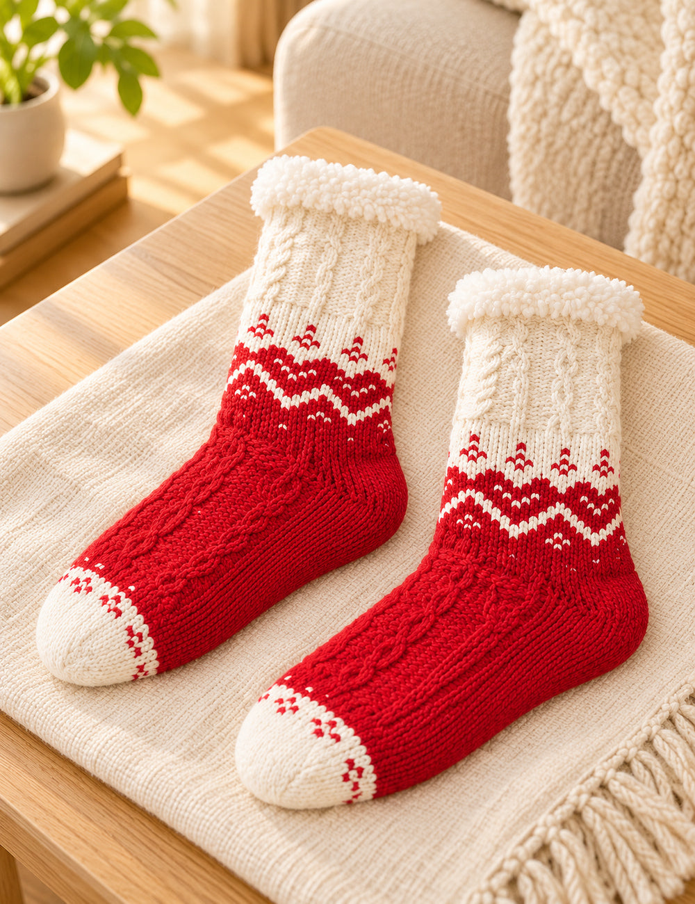 chaussettes rouge : 02 paire seule