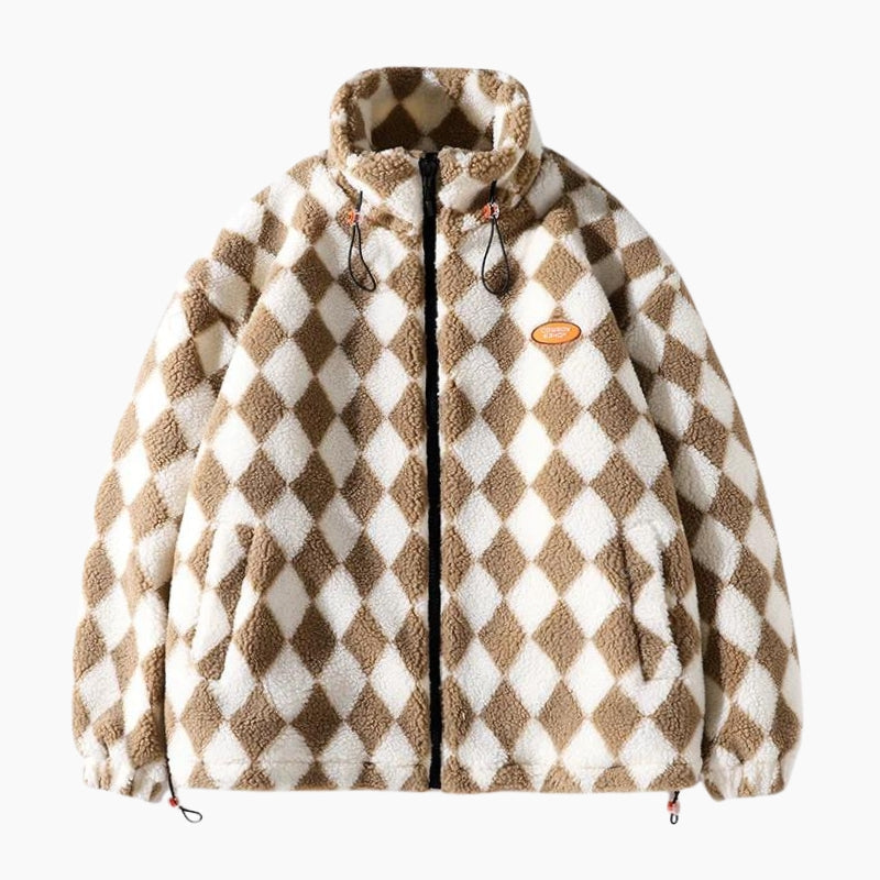 Veste à carreaux femme Pilou Pilou