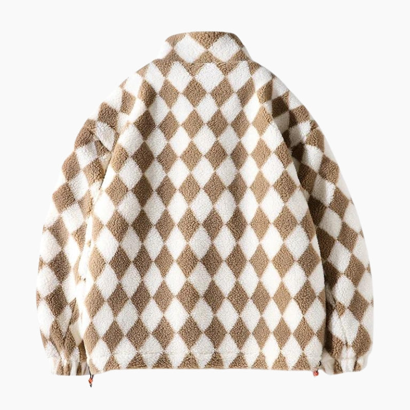 Veste à carreaux femme Pilou Pilou