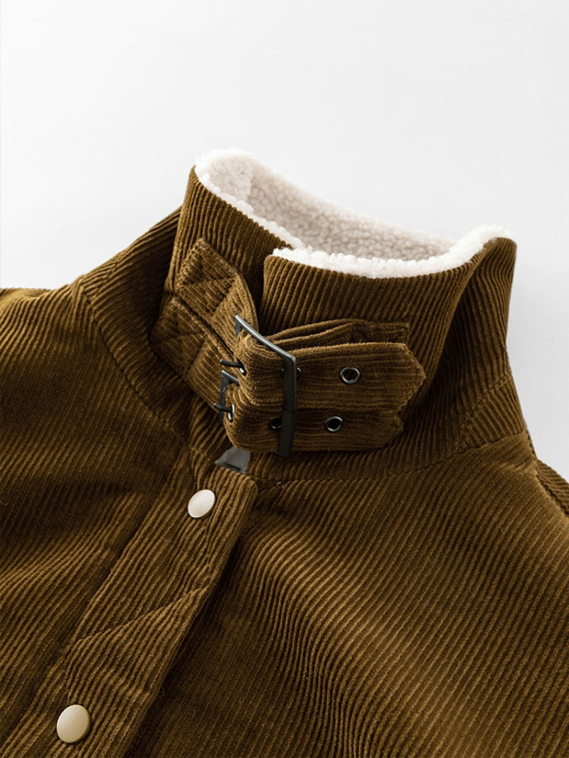 Veste col mouton femme