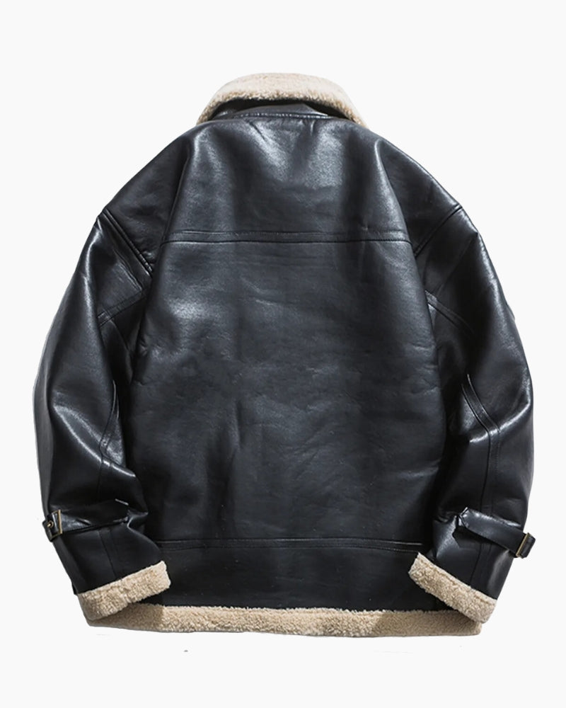 Veste col mouton homme