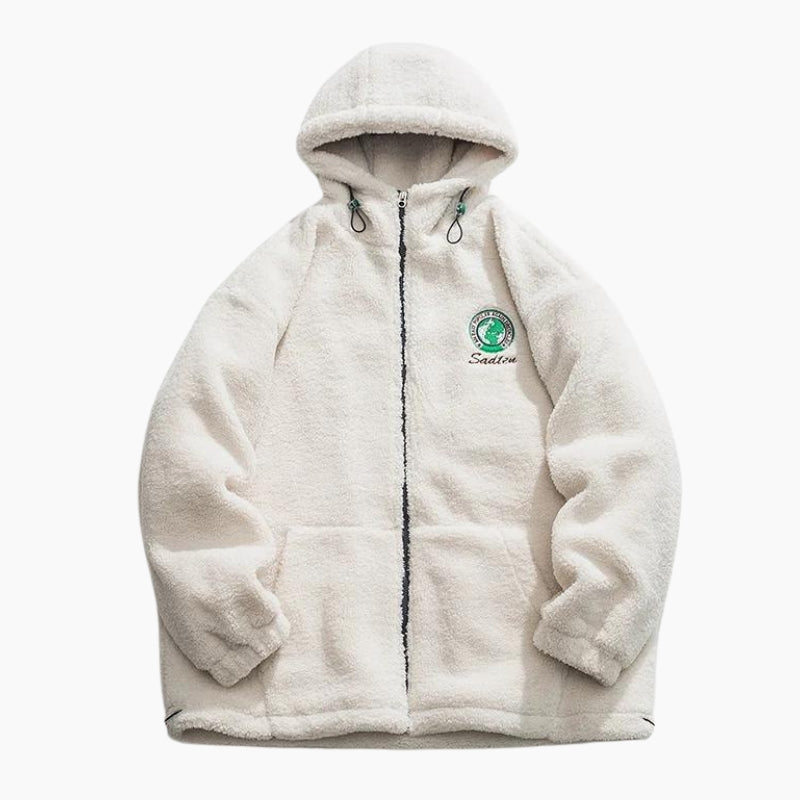 Veste effet mouton homme