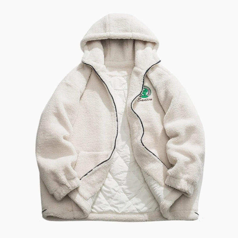 Veste effet mouton homme