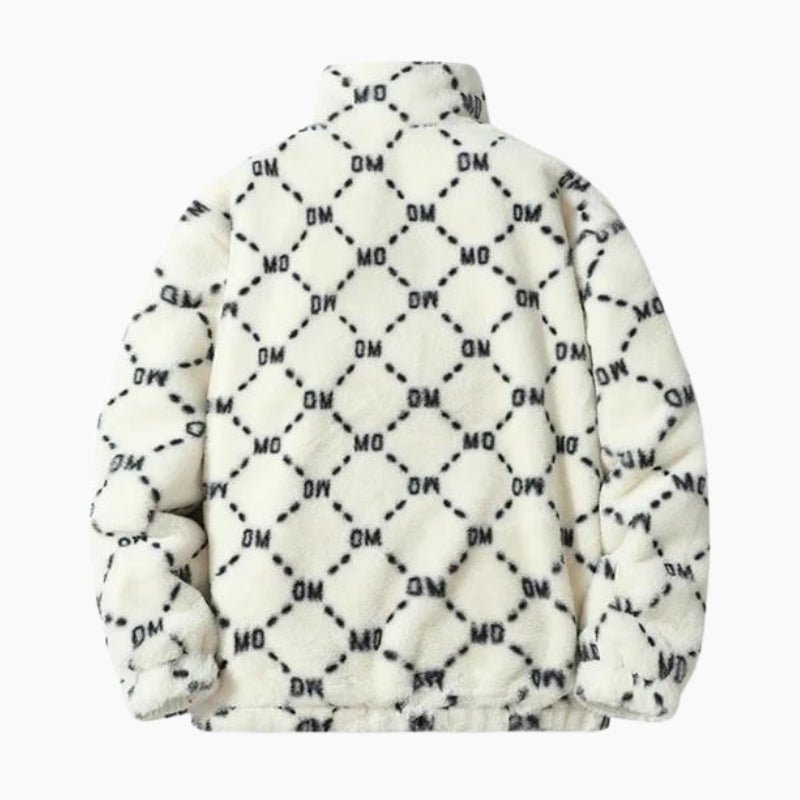 Veste fausse fourrure homme