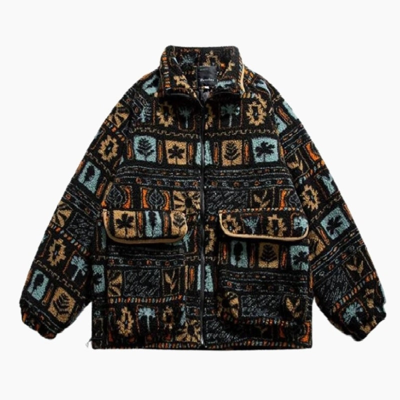 Veste imitation peau de mouton homme