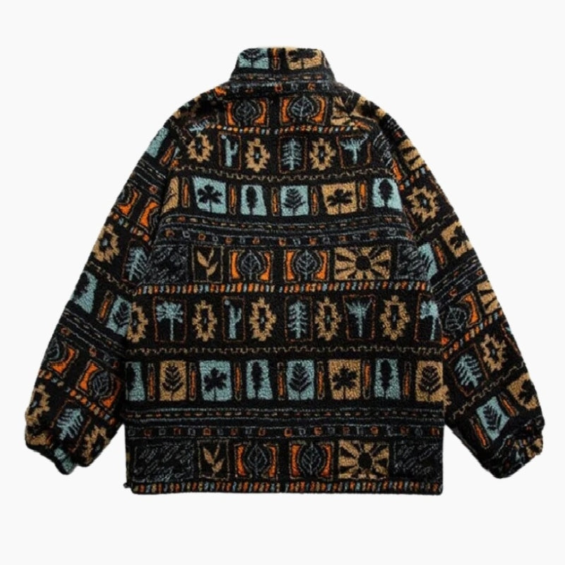 Veste imitation peau de mouton homme