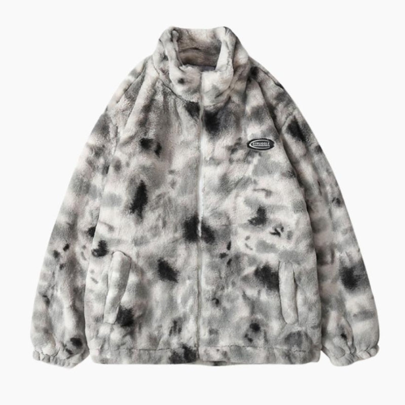 Veste peau lainée homme