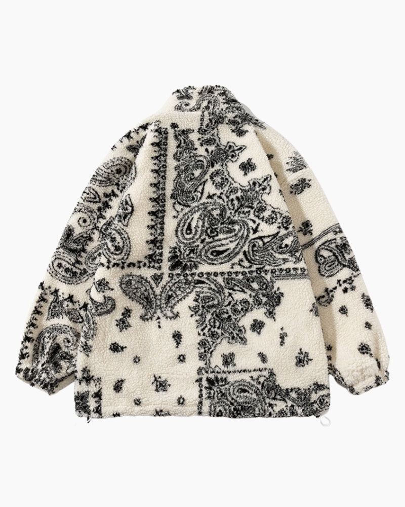 Veste peluche homme
