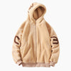 Veste polaire capuche homme