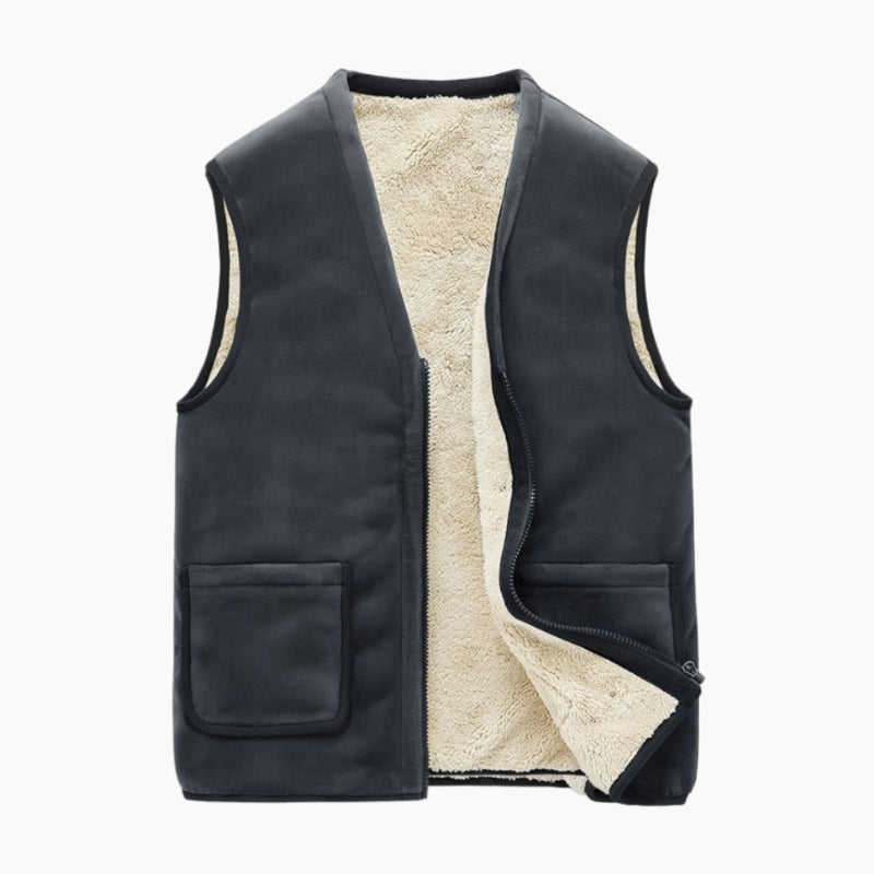 Veste polaire sans manche homme