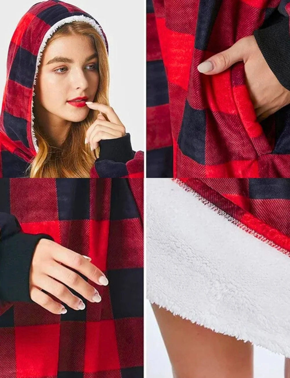 sweat plaid a capuche the kloody 31581627875395